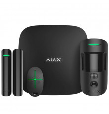 Ajax StarterKit Cam Комплект беспроводной сигнализации Черный