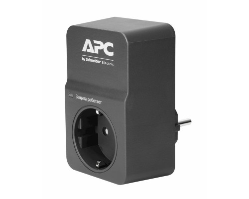 APC PM1WB-RS Essential SurgeArrest Сетевой фильтр чёрный 1 розетка