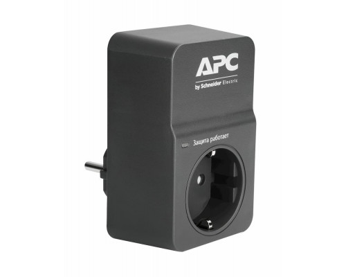 APC PM1WB-RS Essential SurgeArrest Сетевой фильтр чёрный 1 розетка
