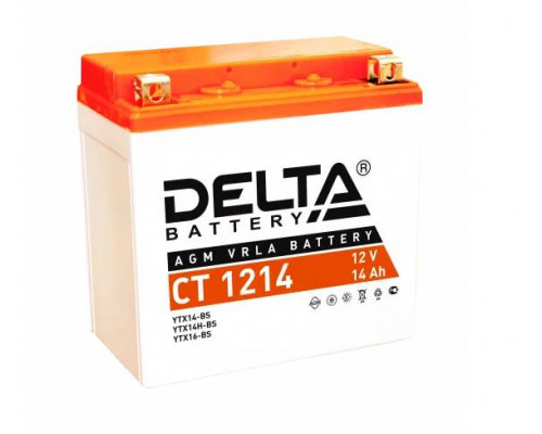 Delta CT 1214 Стартерный аккумулятор 14 А/ч