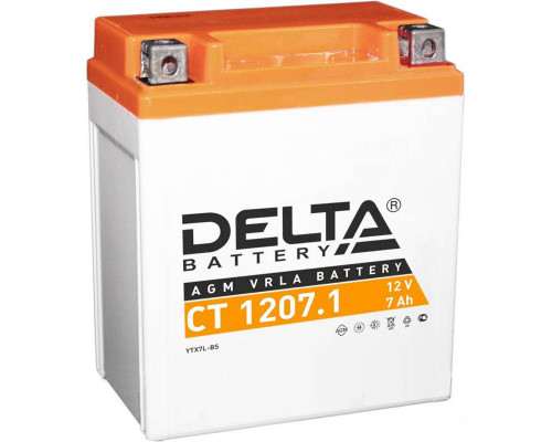 Delta CT 1207.1  Стартерный аккумулятор 7 А/ч
