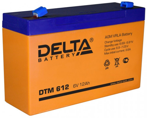 Delta DTM 612 Аккумулятор