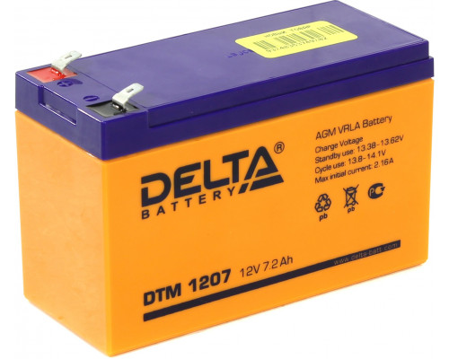 Delta DTM 1207 Аккумулятор
