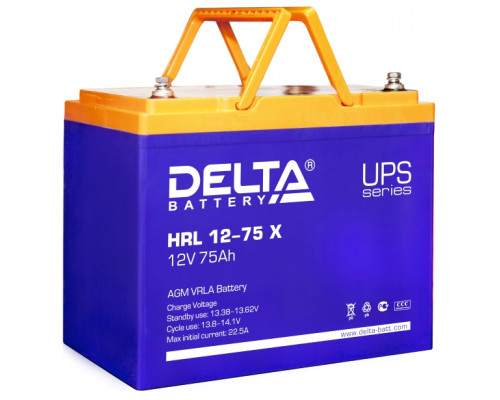 Delta HRL 12-75 Х Аккумулятор