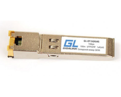 GIGALINK GL-OT-SGRJ45-I Модуль промышленный SFP