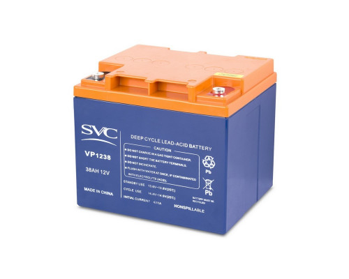 SVC VP1238 Свинцово-кислотная АКБ, AGM