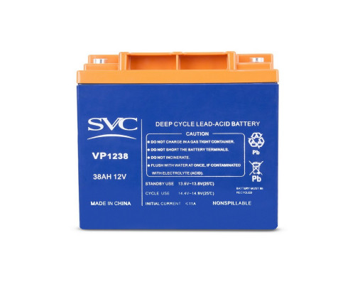 SVC VP1238 Свинцово-кислотная АКБ, AGM