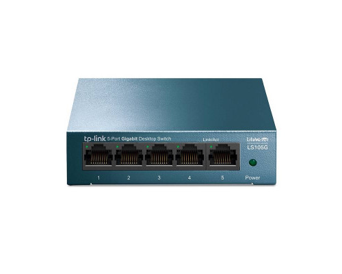TP-LINK LS105G 5-портовый 10/100/1000 Мбит/с настольный коммутатор 