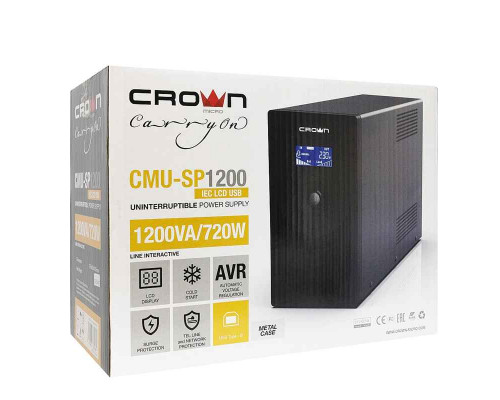Crown CMU-SP1200IEC LCD USB Источник бесперебойного питания