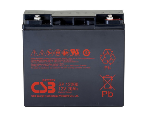 CSB Battery GP12200 Аккумулятор 12 В, 20 Ач