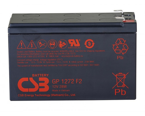 CSB GP1272(28W) Аккумулятор 12В 7Ач