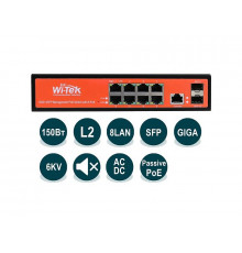 Wi-Tek WI-PMS310GF-24V PoE-коммутатор