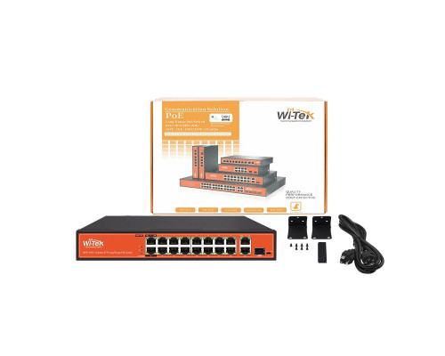 Wi-Tek WI-PS518G v3 Коммутатор с PoE