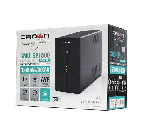 Crown CMU-SP1500EURO USB Источник бесперебойного питания