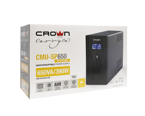 Crown CMU-SP650IEC LCD USB Источник бесперебойного питания
