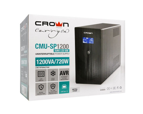 Crown CMU-SP1200EURO LCD USB Источник бесперебойного питания