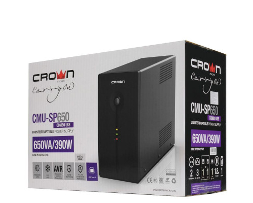 Crown CMU-SP650 COMBO USB Источник бесперебойного питания