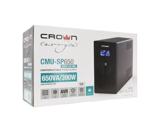 Crown CMU-SP650EURO LCD USB Источник бесперебойного питания