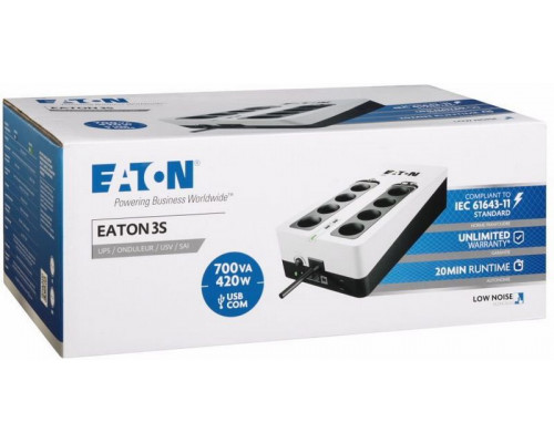 Eaton 3S 700 DIN Источник бесперебойного питания
